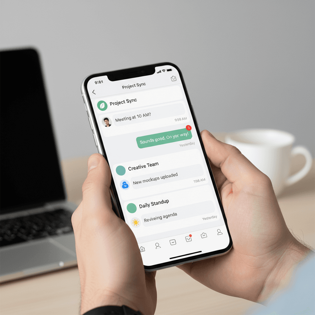 Text message follow-up system sending instant responses to new leads